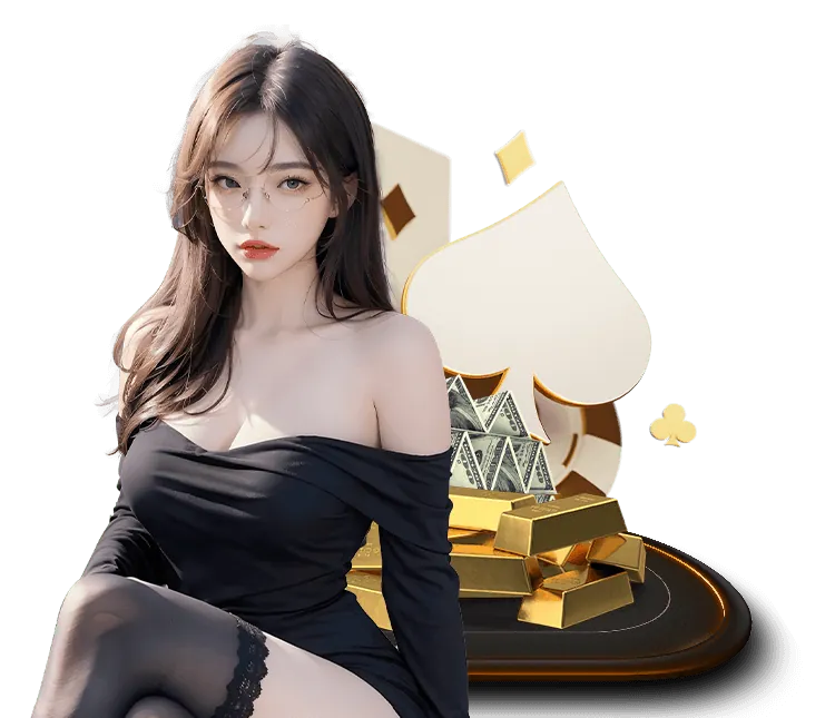 Bàn Poker với chip và bài